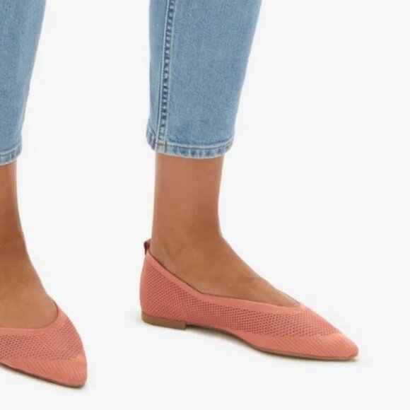 Women's Everlane 40-Hour Flat in ReKnit Size 8 Salmon - Picture 3 of 10